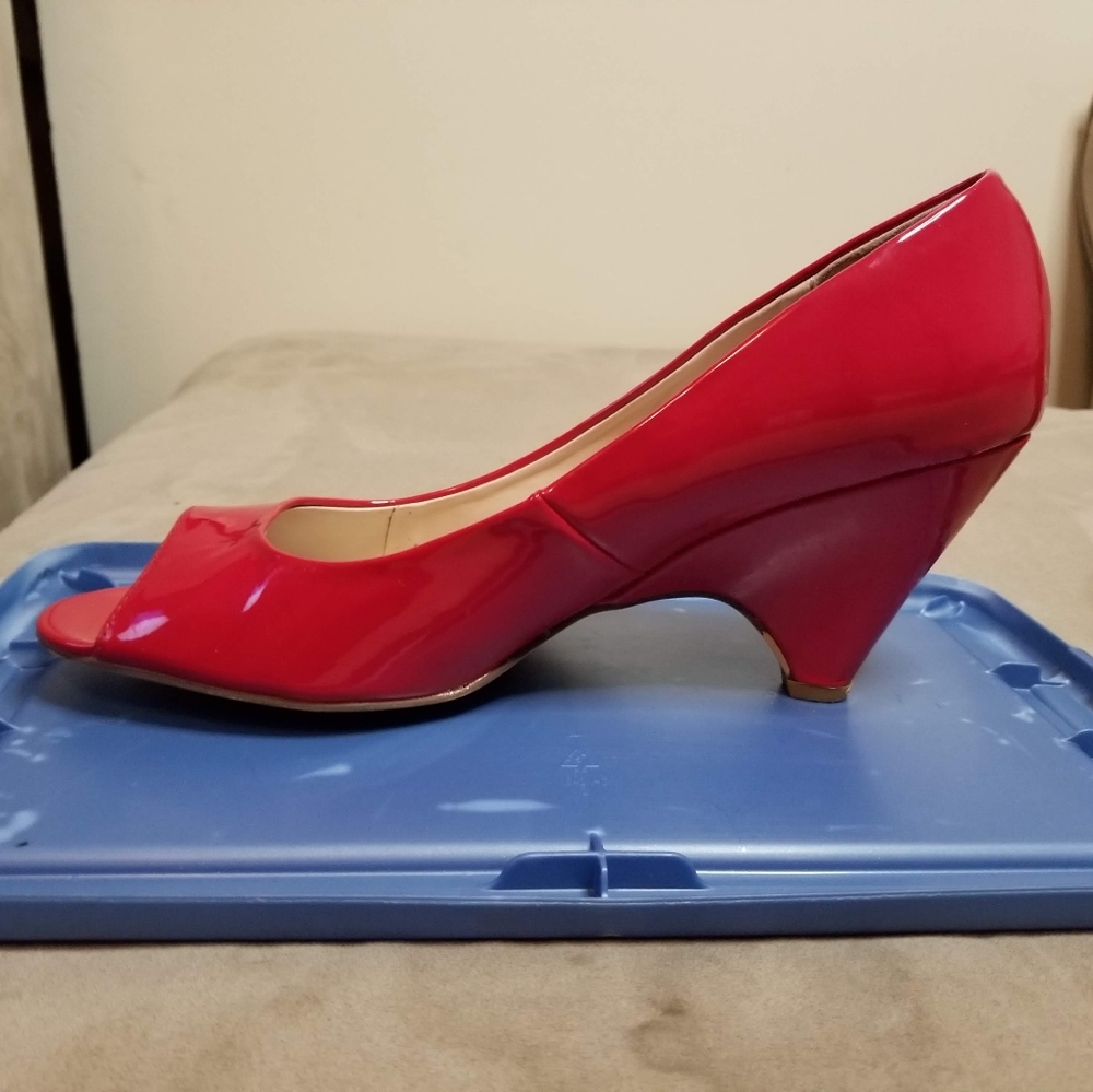 Red short heels